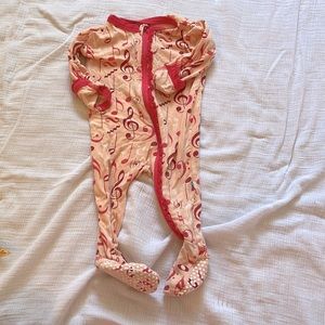 Kickee Pants pajamas zipper 3-6 months